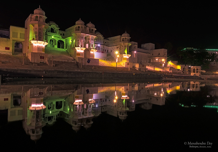 Pushkar reflection photograph